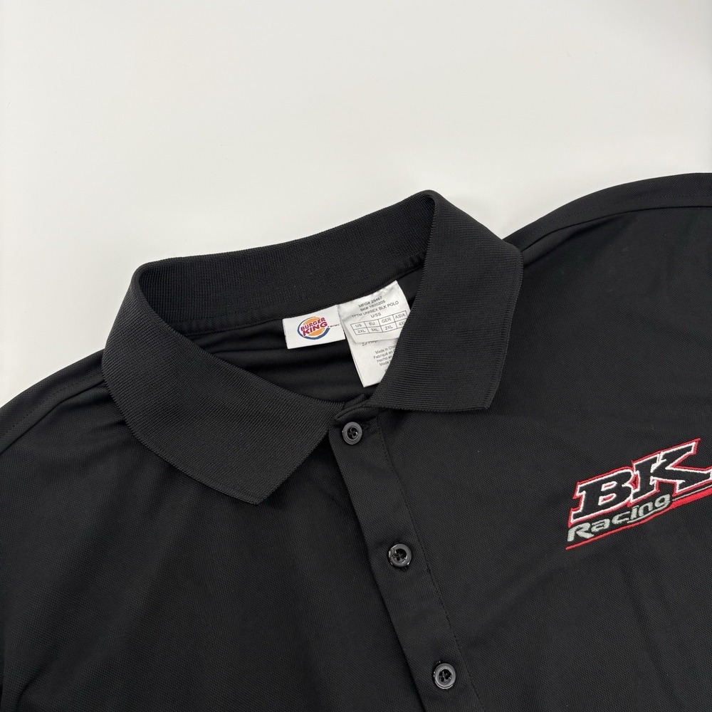 BK Racing‎ Burger King Front Row Motorsports Mens Team Issued Shirt Size 2XL
